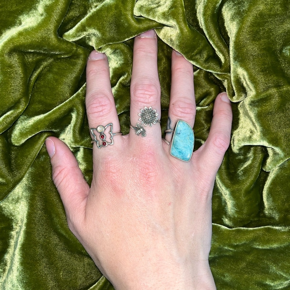 Assorted Sterling Silver Rings - image 4